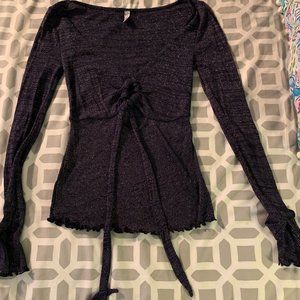 Free People sparkle top.